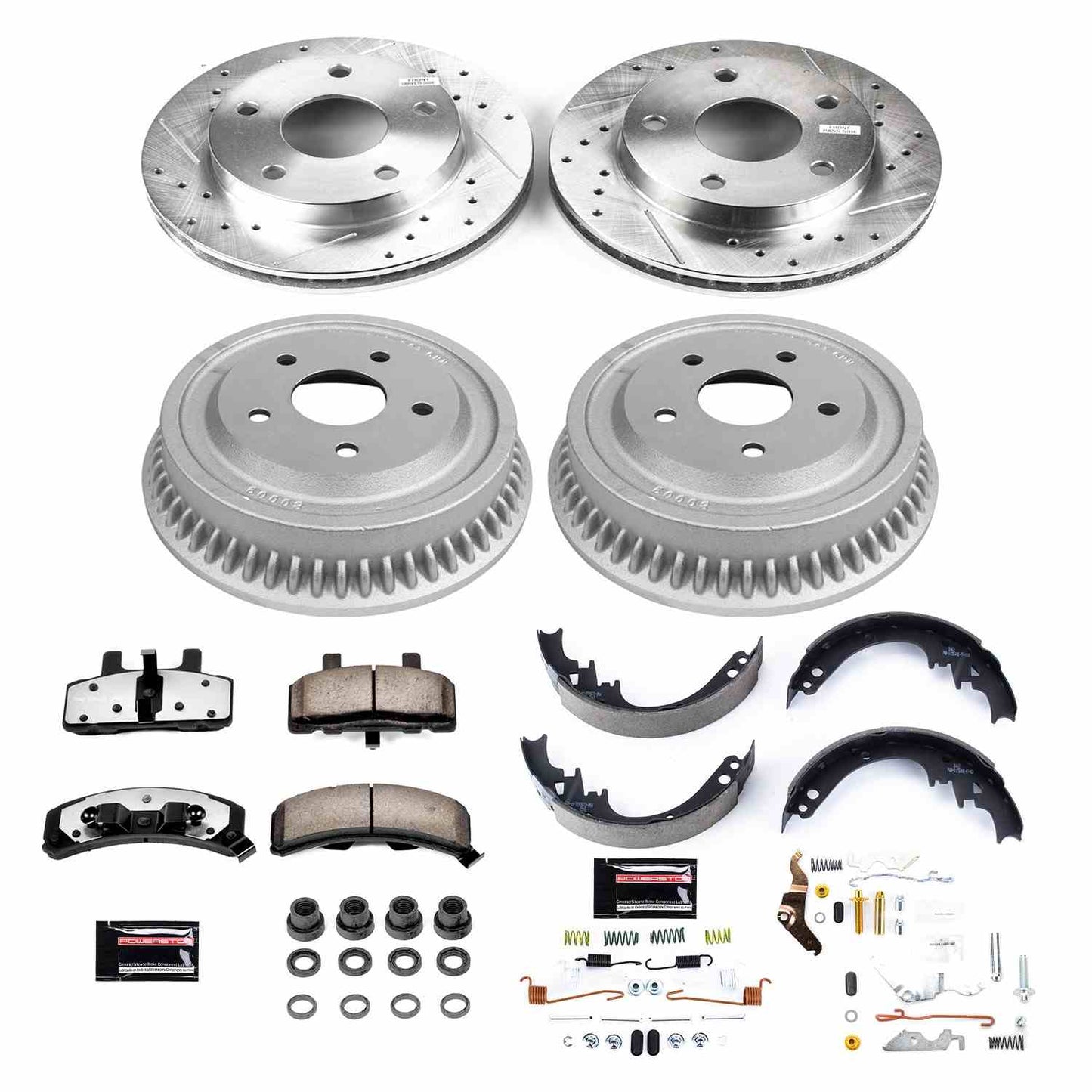 PowerStop Power Stop 94-99 Dodge Ram 1500 Front & Rear Z36 Truck & Tow Brake Kit K15033DK-36