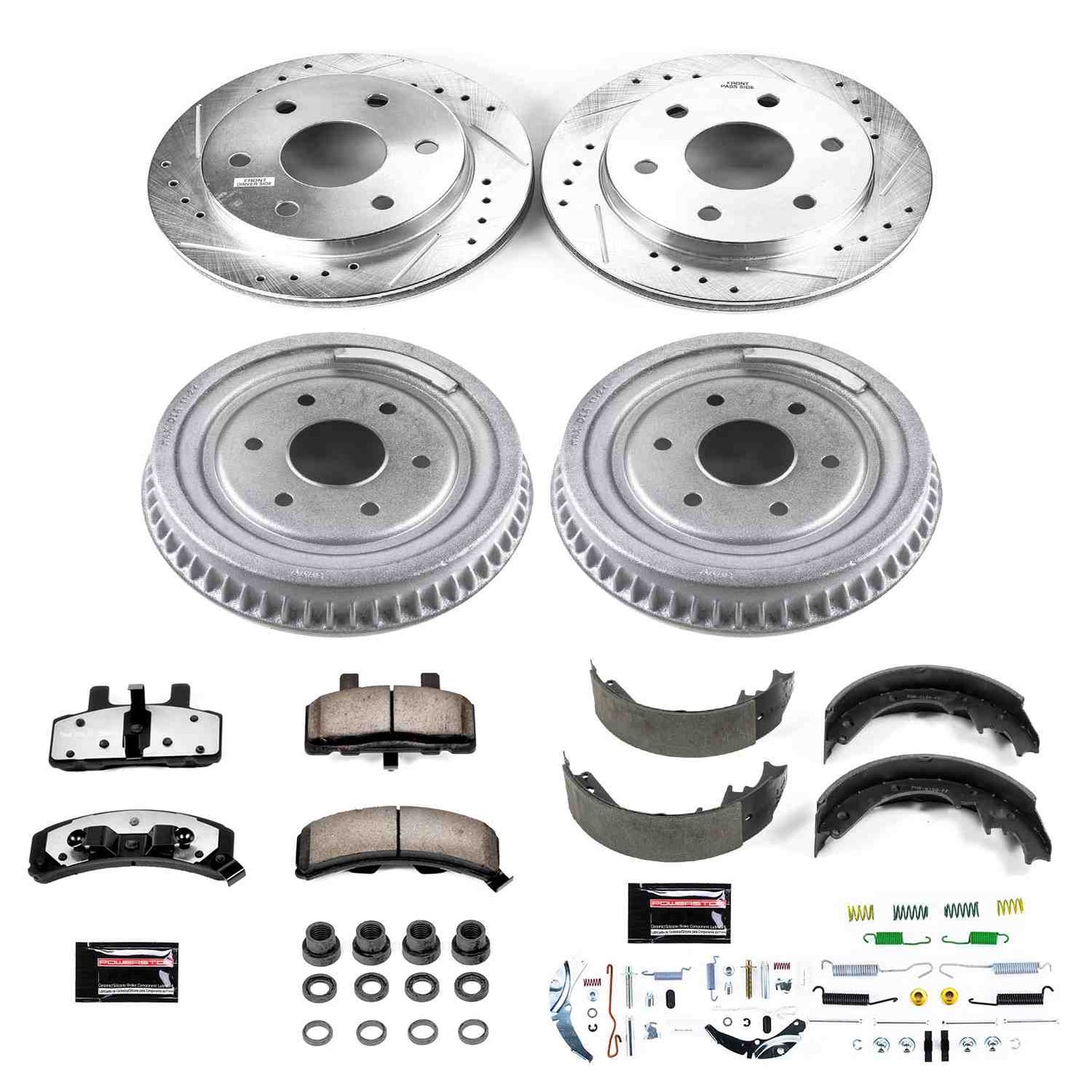 PowerStop Power Stop 99-00 Cadillac Escalade Front & Rear Z36 Truck & Tow Brake Kit K15035DK-36