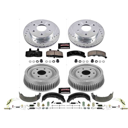 PowerStop Power Stop 99-00 Cadillac Escalade Front & Rear Z23 Evolution Sport Brake Kit K15035DK