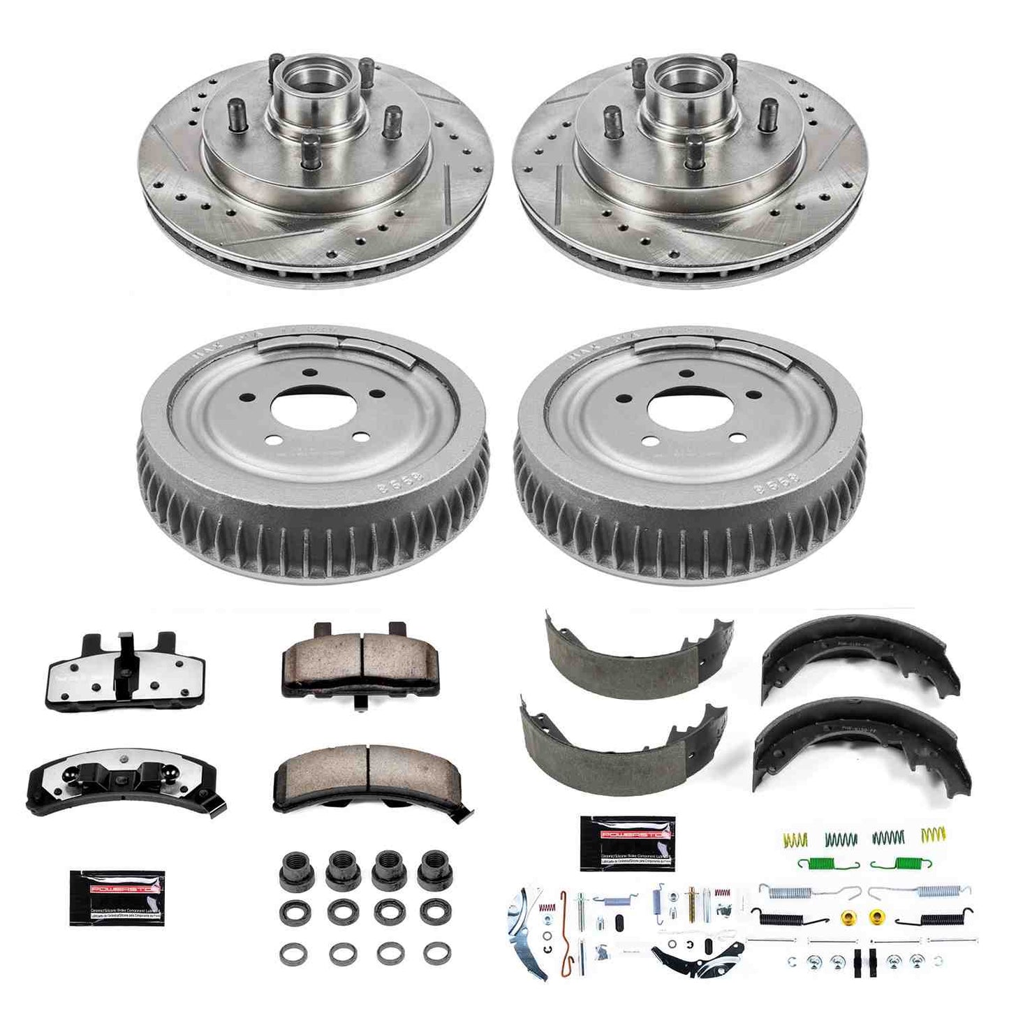 PowerStop Power Stop 96-02 Chevrolet Express 1500 Front & Rear Z36 Truck & Tow Brake Kit K15036DK-36