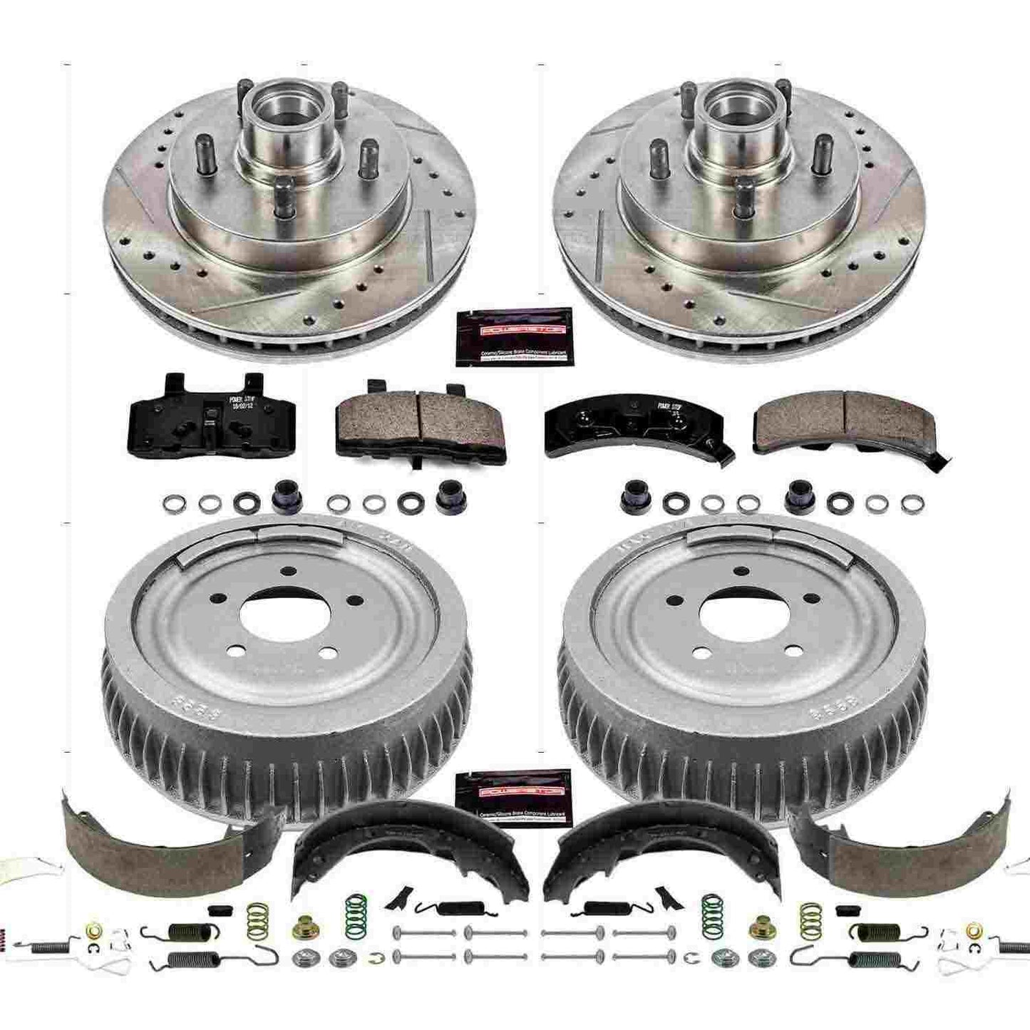 PowerStop Power Stop 96-02 Chevrolet Express 1500 Front & Rear Z23 Evolution Sport Brake Kit K15036DK