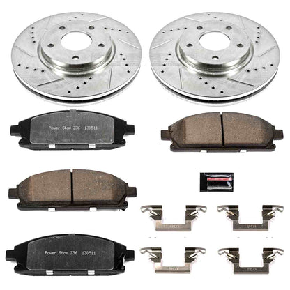 PowerStop Power Stop 04-09 Nissan Quest Front Z36 Truck & Tow Brake Kit K150-36