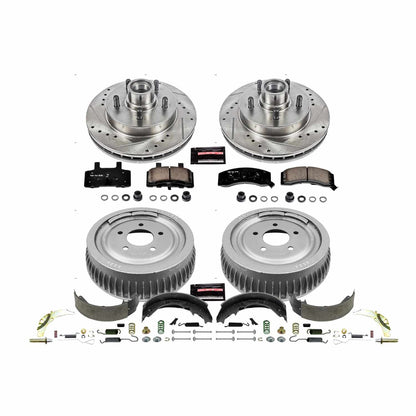 PowerStop Power Stop 98-00 Chevrolet Tahoe Front & Rear Z23 Evolution Sport Brake Kit K15038DK