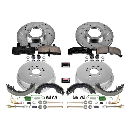 PowerStop Power Stop 95-04 Toyota Tacoma Front & Rear Z23 Evolution Sport Brake Kit K15039DK