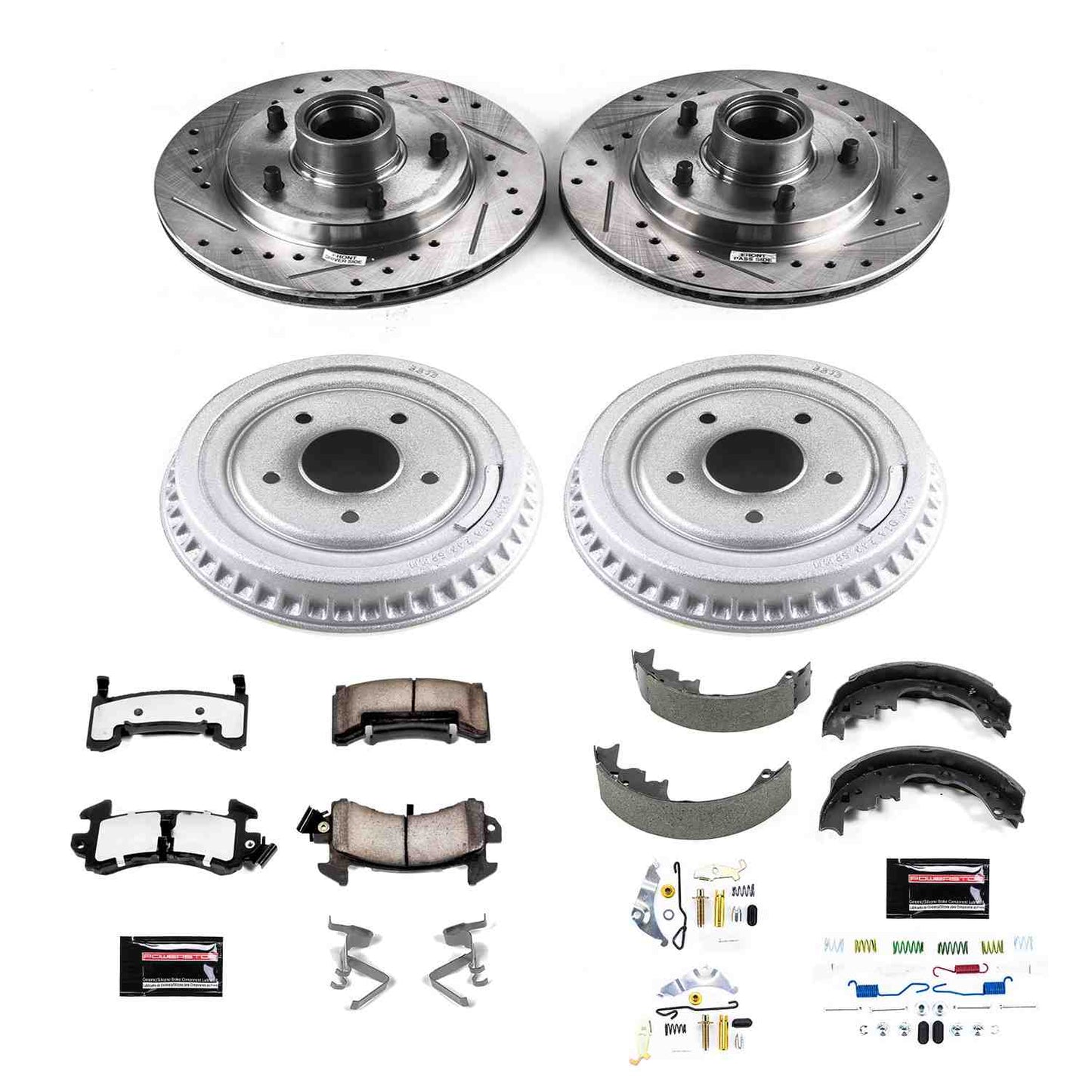 PowerStop Power Stop 79-81 Buick Century Front & Rear Z36 Truck & Tow Brake Kit K15041DK-36