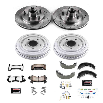 PowerStop Power Stop 82-83 Buick Regal Front & Rear Z36 Truck & Tow Brake Kit K15042DK-36