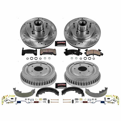 PowerStop Power Stop 82-83 Buick Regal Front & Rear Z23 Evolution Sport Brake Kit K15042DK