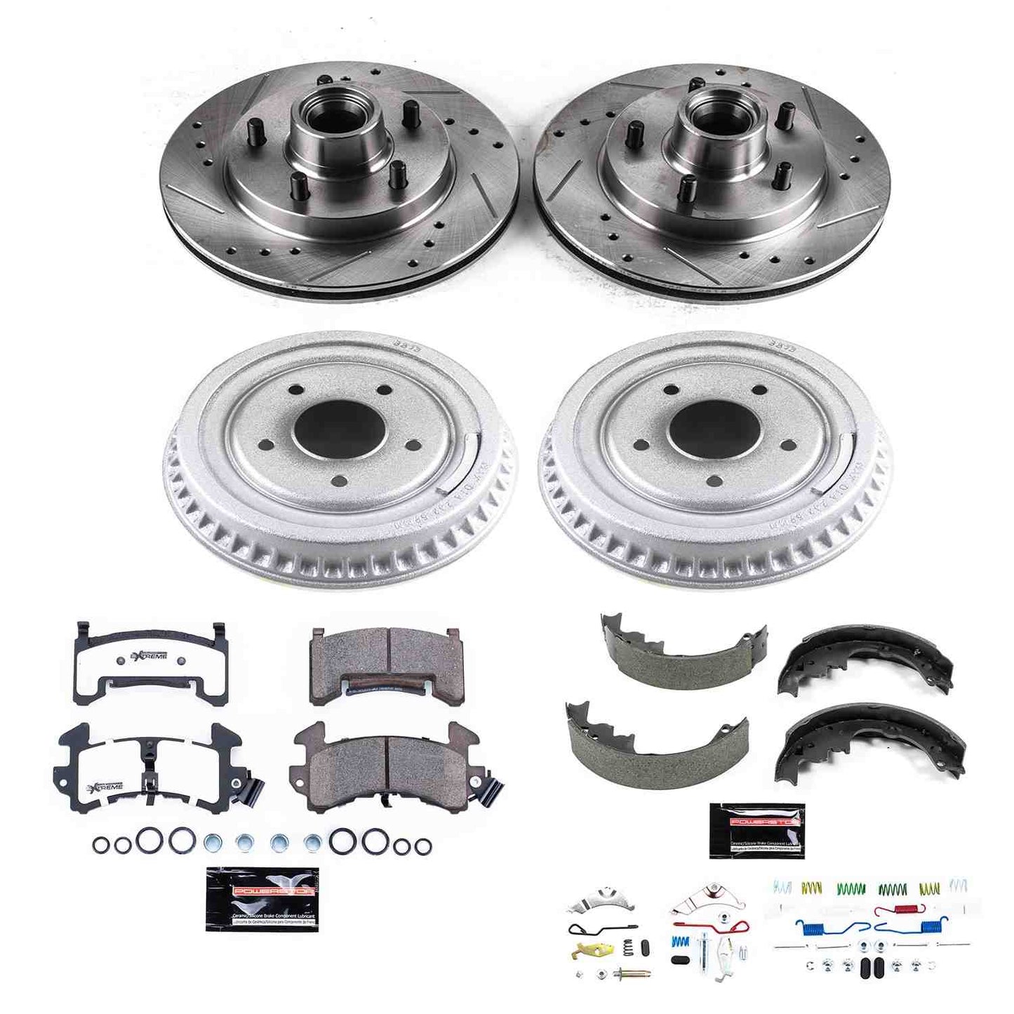 PowerStop Power Stop 1984 Buick Regal Front & Rear Z26 Street Warrior Brake Kit K15043DK-26