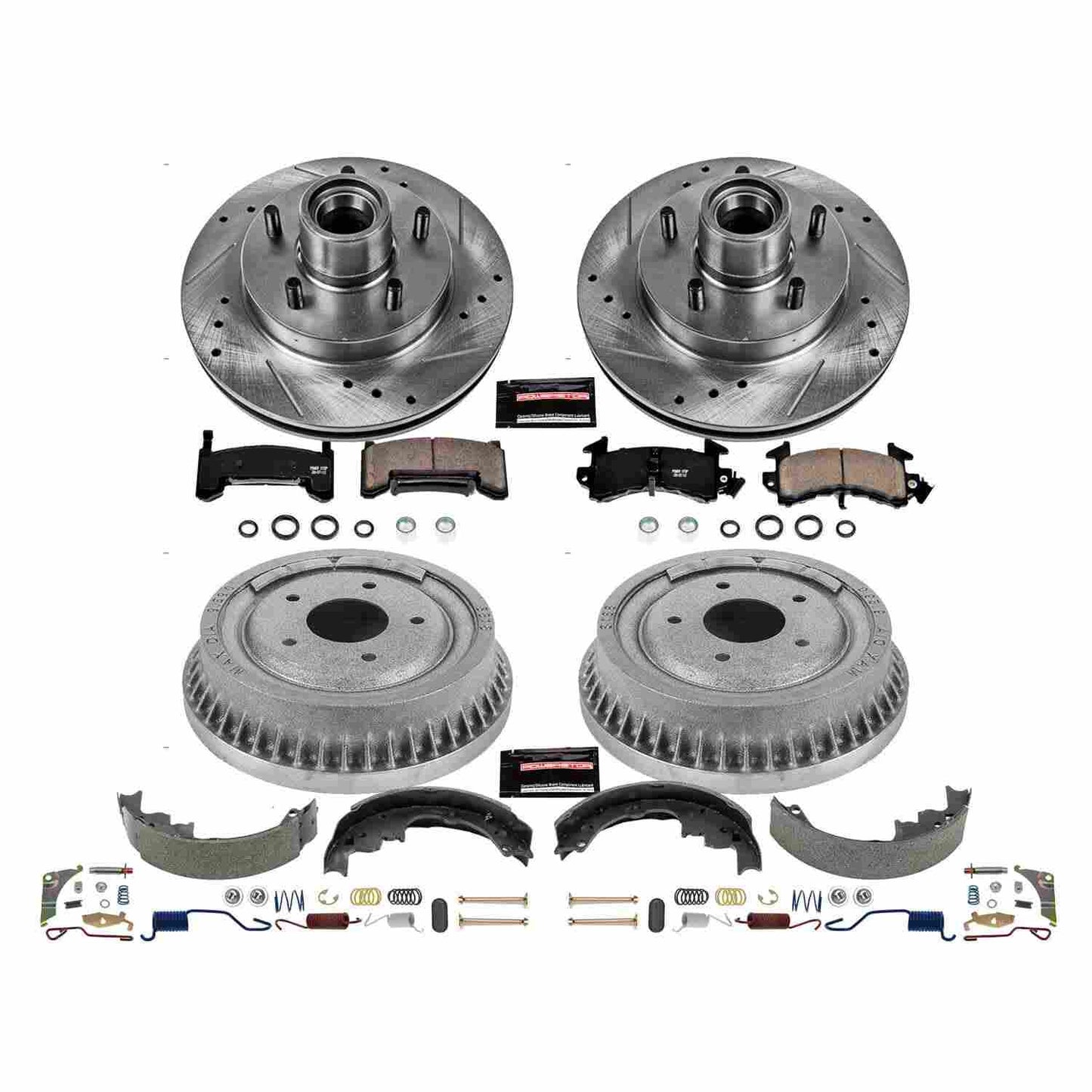 PowerStop Power Stop 1984 Buick Regal Front & Rear Z23 Evolution Sport Brake Kit K15043DK