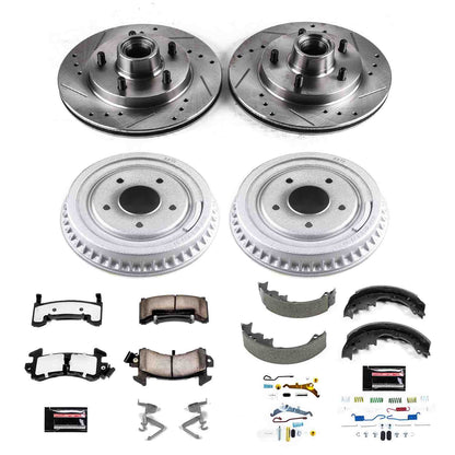 PowerStop Power Stop 85-87 Buick Regal Front & Rear Z36 Truck & Tow Brake Kit K15044DK-36