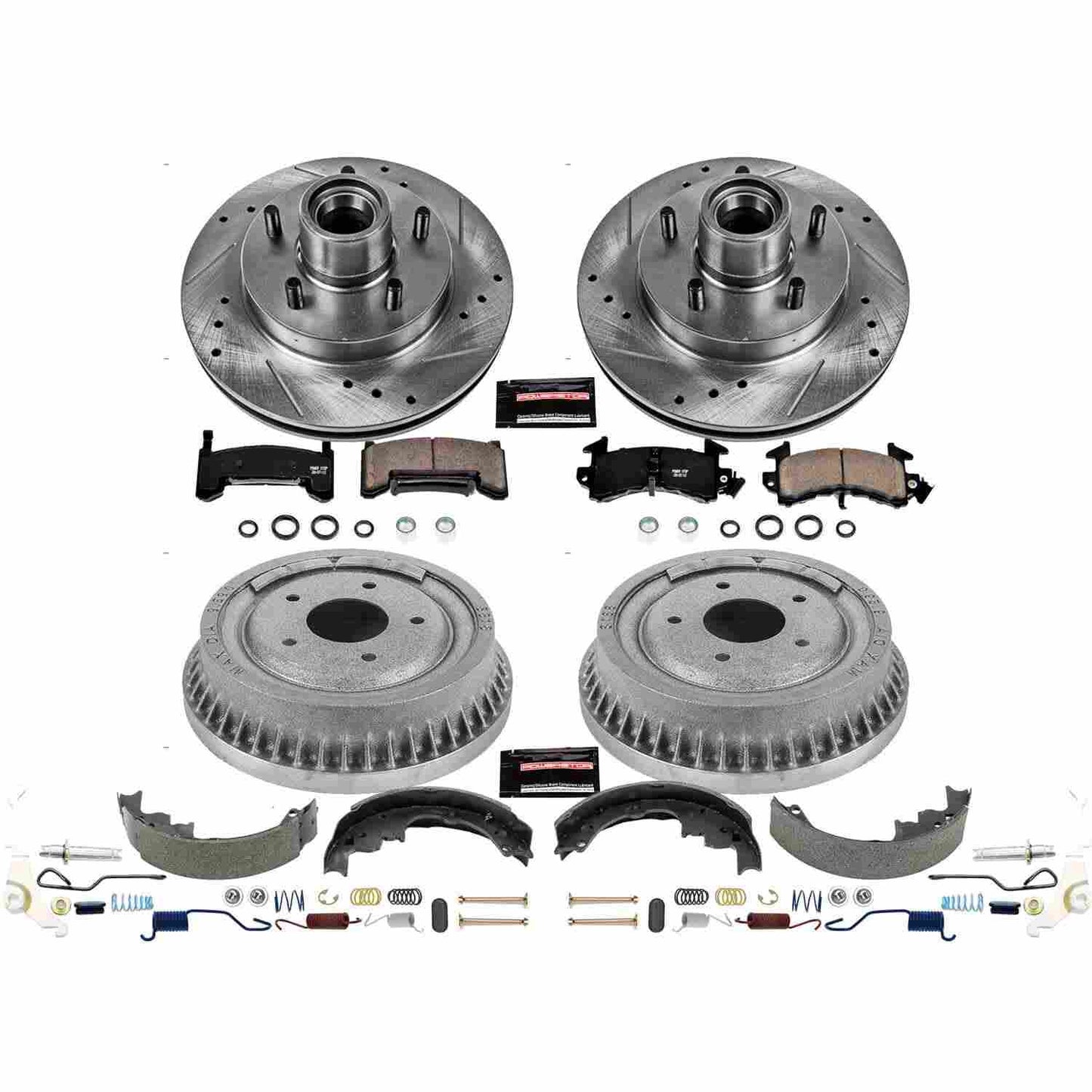PowerStop Power Stop 85-87 Buick Regal Front & Rear Z23 Evolution Sport Brake Kit K15044DK