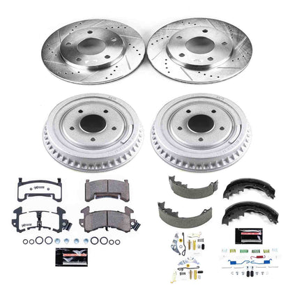 PowerStop Power Stop 79-85 Buick Riviera Front & Rear Z26 Street Warrior Brake Kit K15045DK-26