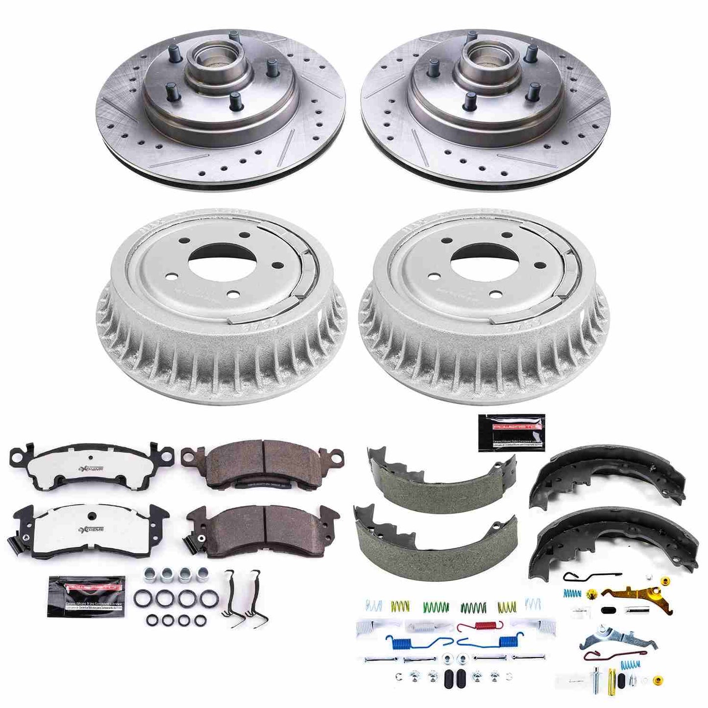 PowerStop Power Stop 90-93 Chevrolet Astro Front & Rear Z26 Street Warrior Brake Kit K15047DK-26
