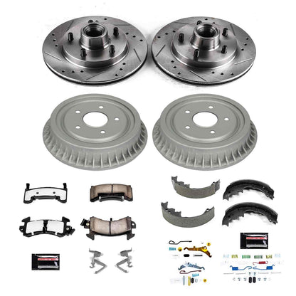 PowerStop Power Stop 92-95 Chevrolet LLV Front & Rear Z36 Truck & Tow Brake Kit K15049DK-36