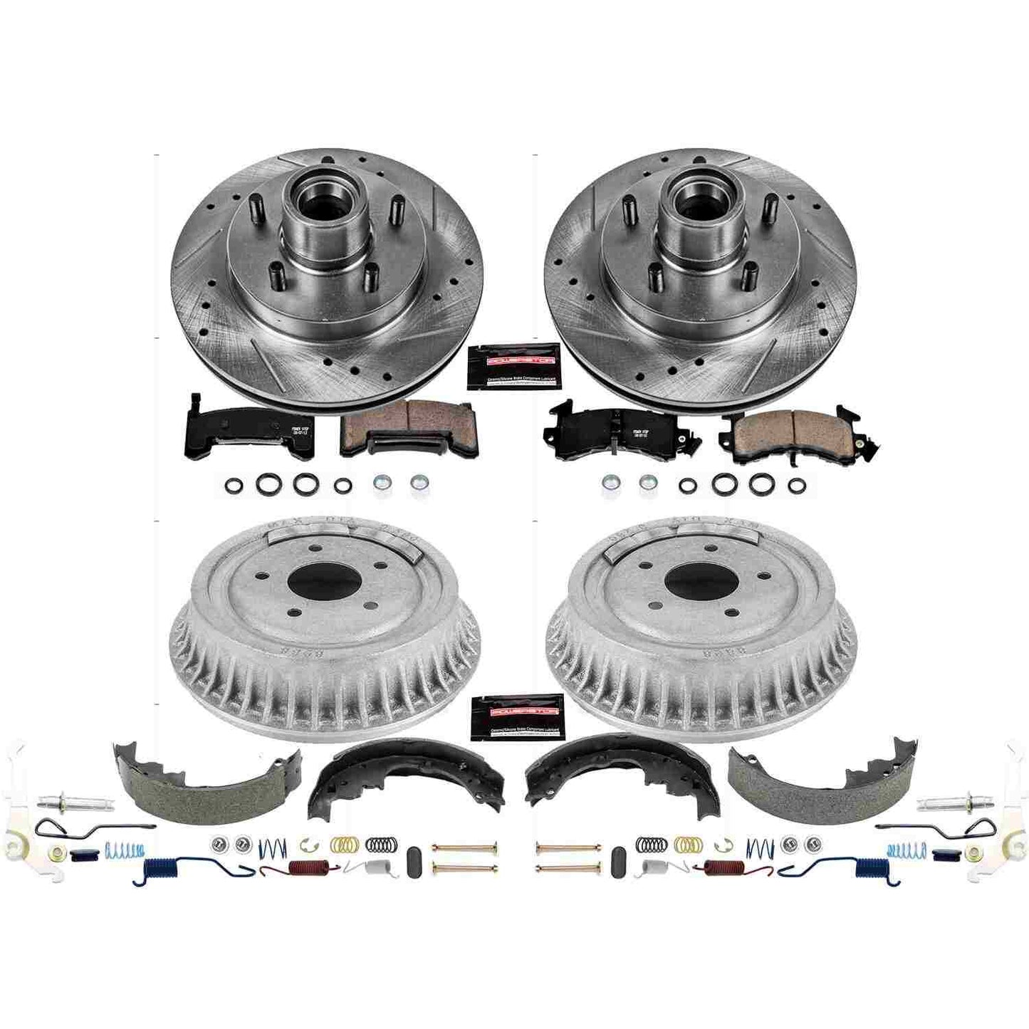 PowerStop Power Stop 92-95 Chevrolet LLV Front & Rear Z23 Evolution Sport Brake Kit K15049DK