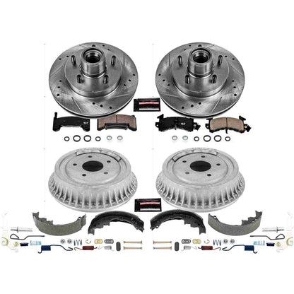 PowerStop Power Stop 92-95 Chevrolet LLV Front & Rear Z23 Evolution Sport Brake Kit K15049DK
