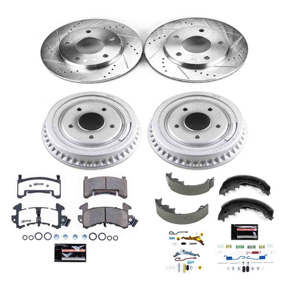 PowerStop Power Stop 83-91 Chevrolet S10 Front & Rear Z26 Street Warrior Brake Kit K15050DK-26