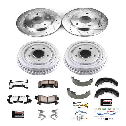 PowerStop Power Stop 83-91 Chevrolet S10 Front & Rear Z36 Truck & Tow Brake Kit K15050DK-36