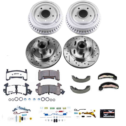 PowerStop Power Stop 1991 Chevrolet S10 Blazer Front & Rear Z26 Street Warrior Brake Kit K15051DK-26