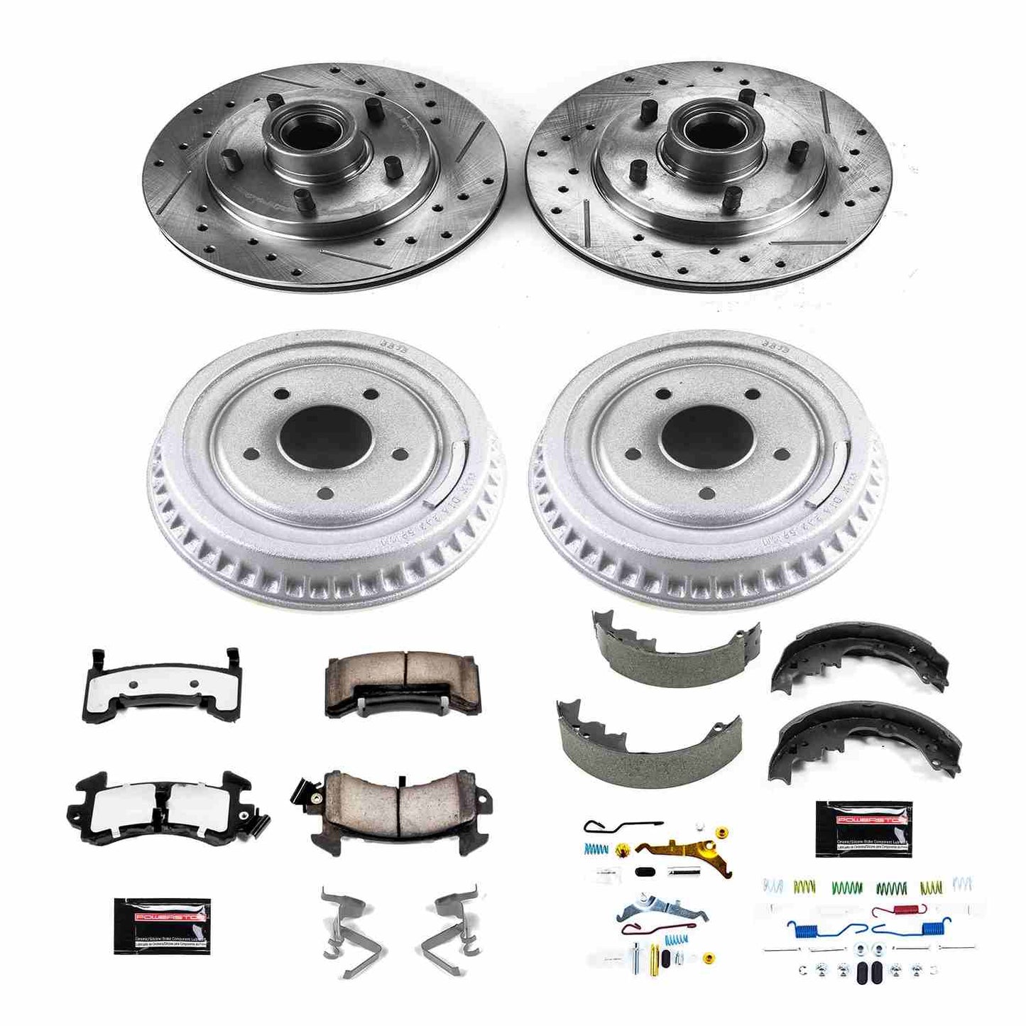 PowerStop Power Stop 1991 Chevrolet S10 Blazer Front & Rear Z36 Truck & Tow Brake Kit K15051DK-36