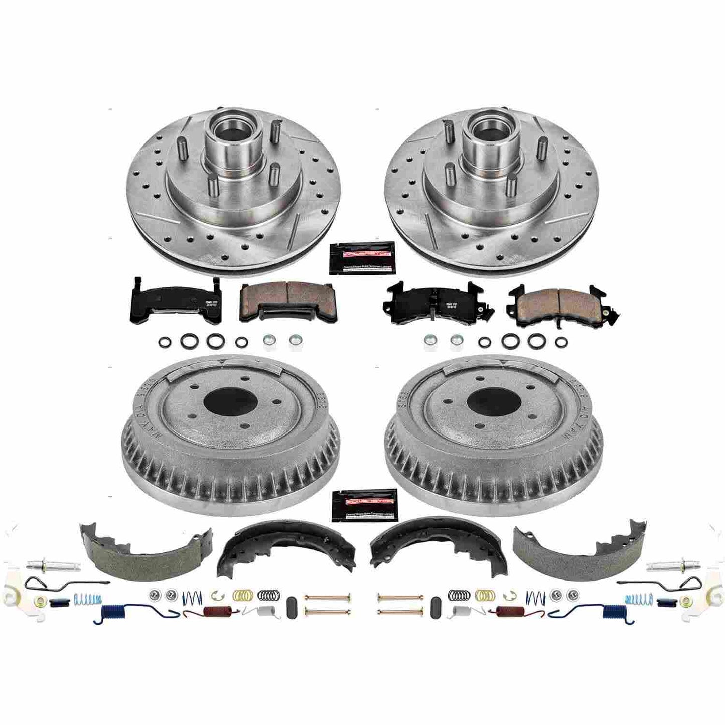 PowerStop Power Stop 1991 Chevrolet S10 Blazer Front & Rear Z23 Evolution Sport Brake Kit K15051DK