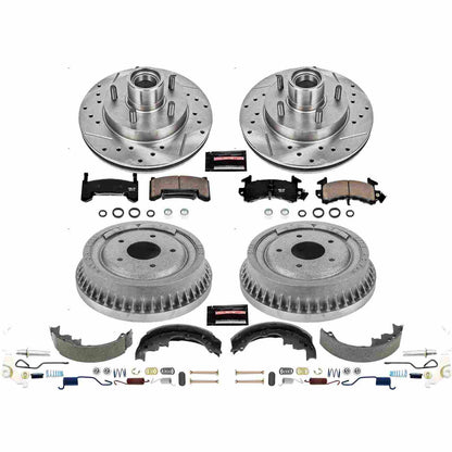 PowerStop Power Stop 1991 Chevrolet S10 Blazer Front & Rear Z23 Evolution Sport Brake Kit K15051DK
