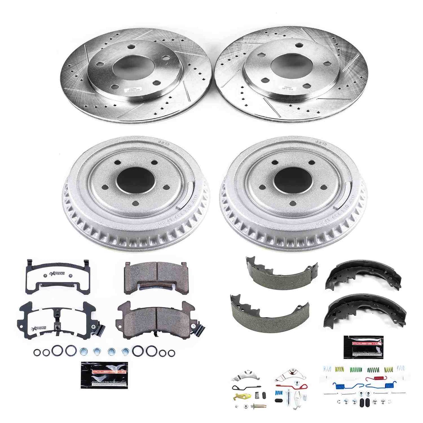 PowerStop Power Stop 1984 GMC S15 Front & Rear Z26 Street Warrior Brake Kit K15052DK-26