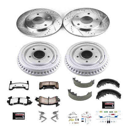 PowerStop Power Stop 1984 GMC S15 Front & Rear Z36 Truck & Tow Brake Kit K15052DK-36