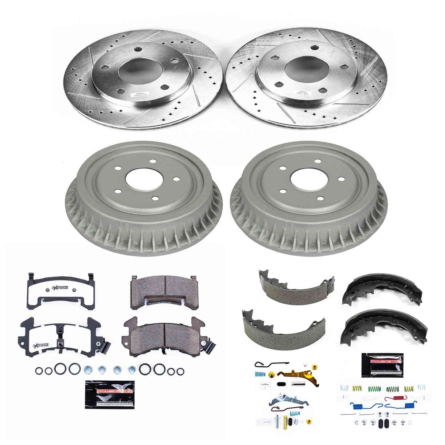 PowerStop Power Stop 1991 GMC Syclone Front & Rear Z26 Street Warrior Brake Kit K15053DK-26