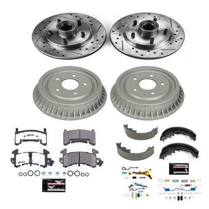 PowerStop Power Stop 98-03 Chevrolet S10 Front & Rear Z26 Street Warrior Brake Kit K15054DK-26