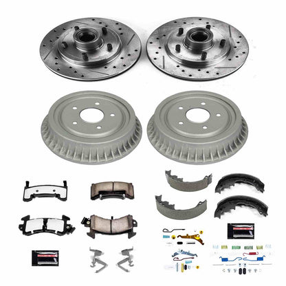 PowerStop Power Stop 98-03 Chevrolet S10 Front & Rear Z36 Truck & Tow Brake Kit K15054DK-36
