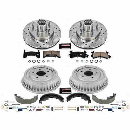 PowerStop Power Stop 98-03 Chevrolet S10 Front & Rear Z23 Evolution Sport Brake Kit K15054DK