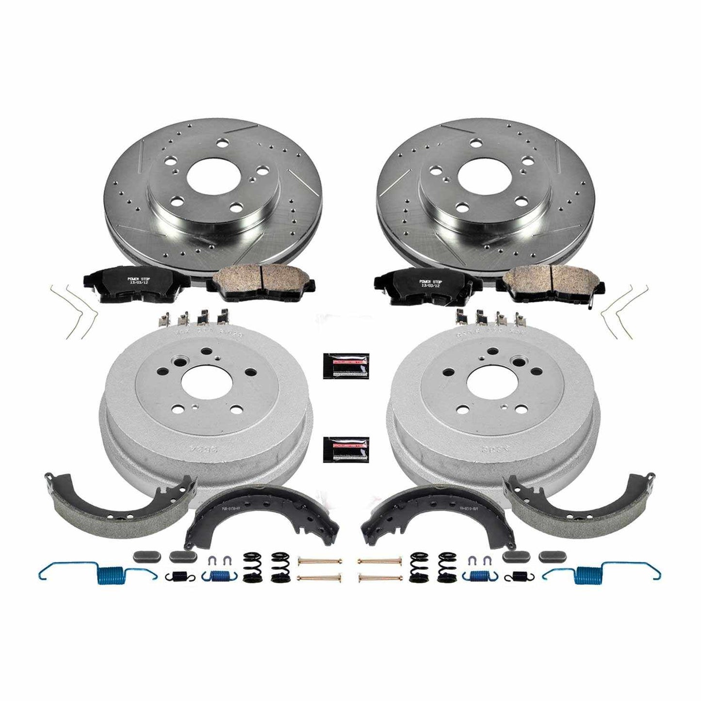 PowerStop Power Stop 92-01 Toyota Camry Front & Rear Z23 Evolution Sport Brake Kit K15059DK