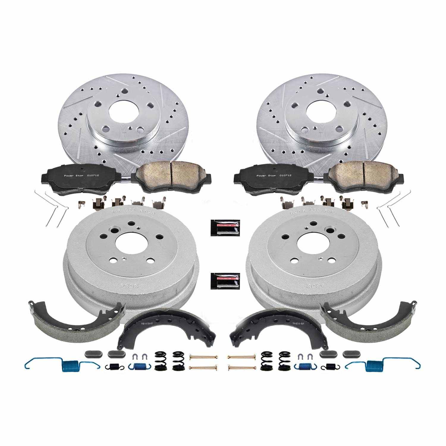 PowerStop Power Stop 00-01 Toyota Camry Front & Rear Z23 Evolution Sport Brake Kit K15060DK