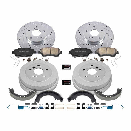 PowerStop Power Stop 00-01 Toyota Camry Front & Rear Z23 Evolution Sport Brake Kit K15060DK