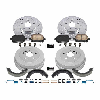 PowerStop Power Stop 99-01 Toyota Solara Front & Rear Z23 Evolution Sport Brake Kit K15064DK