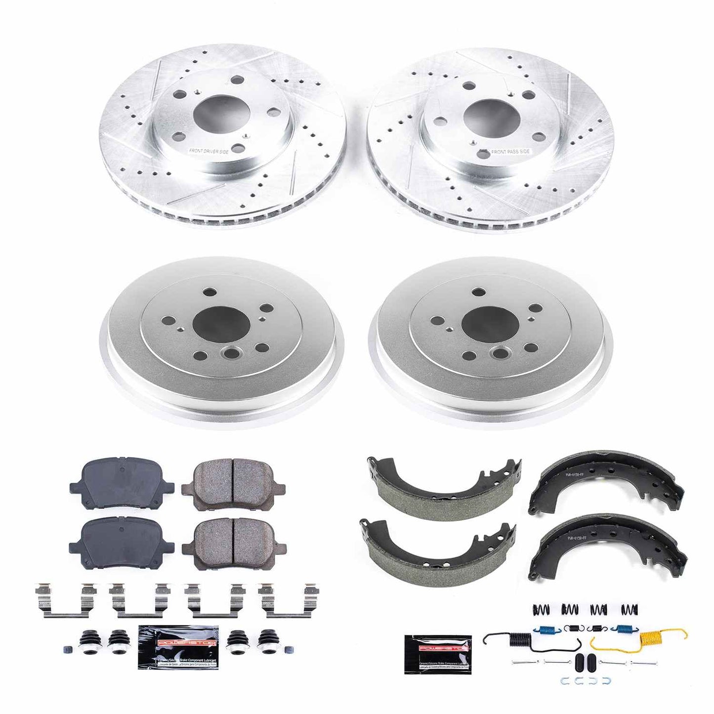 PowerStop Power Stop 02-03 Toyota Solara Front & Rear Z23 Evolution Sport Brake Kit K15065DK