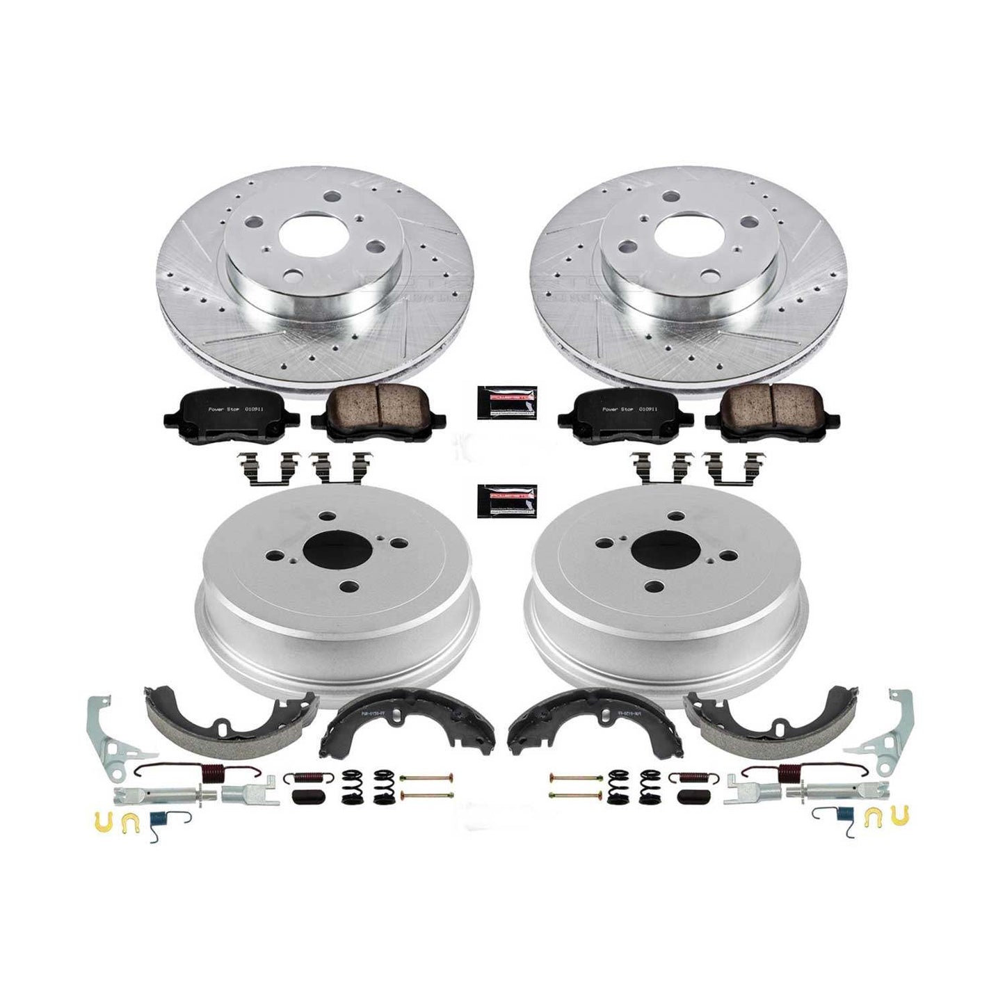 PowerStop Power Stop 98-02 Chevrolet Prizm Front & Rear Z23 Evolution Sport Brake Kit K15078DK