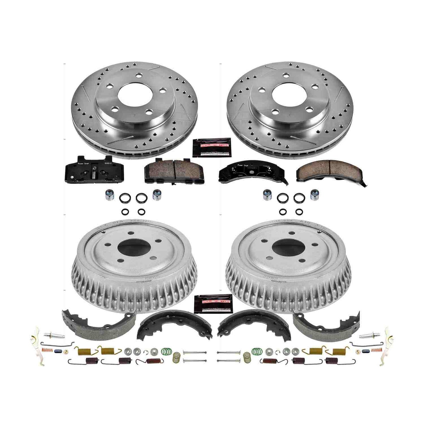 PowerStop Power Stop 85-86 Cadillac DeVille Front & Rear Z23 Evolution Sport Brake Kit K15080DK