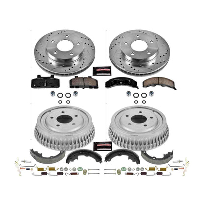 PowerStop Power Stop 85-86 Cadillac DeVille Front & Rear Z23 Evolution Sport Brake Kit K15080DK