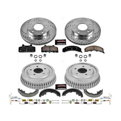 PowerStop Power Stop 84-92 Buick Century Front & Rear Z23 Evolution Sport Brake Kit K15081DK