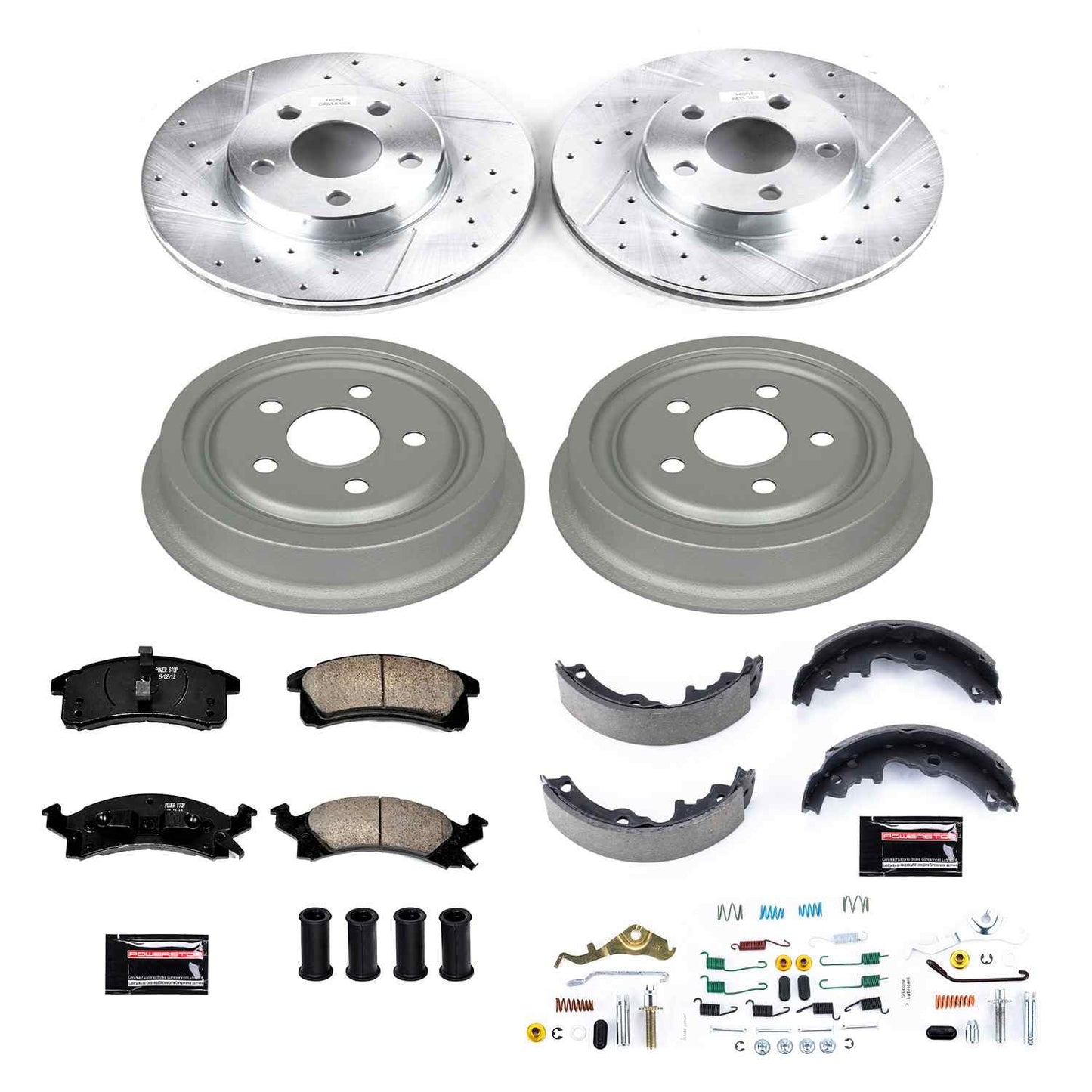 PowerStop Power Stop 92-95 Chevrolet Cavalier Front & Rear Z23 Evolution Sport Brake Kit K15083DK
