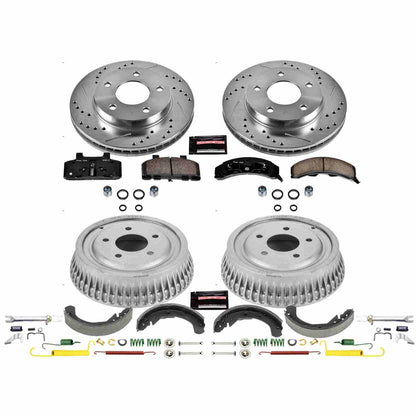 PowerStop Power Stop 86-90 Buick LeSabre Front & Rear Z23 Evolution Sport Brake Kit K15084DK