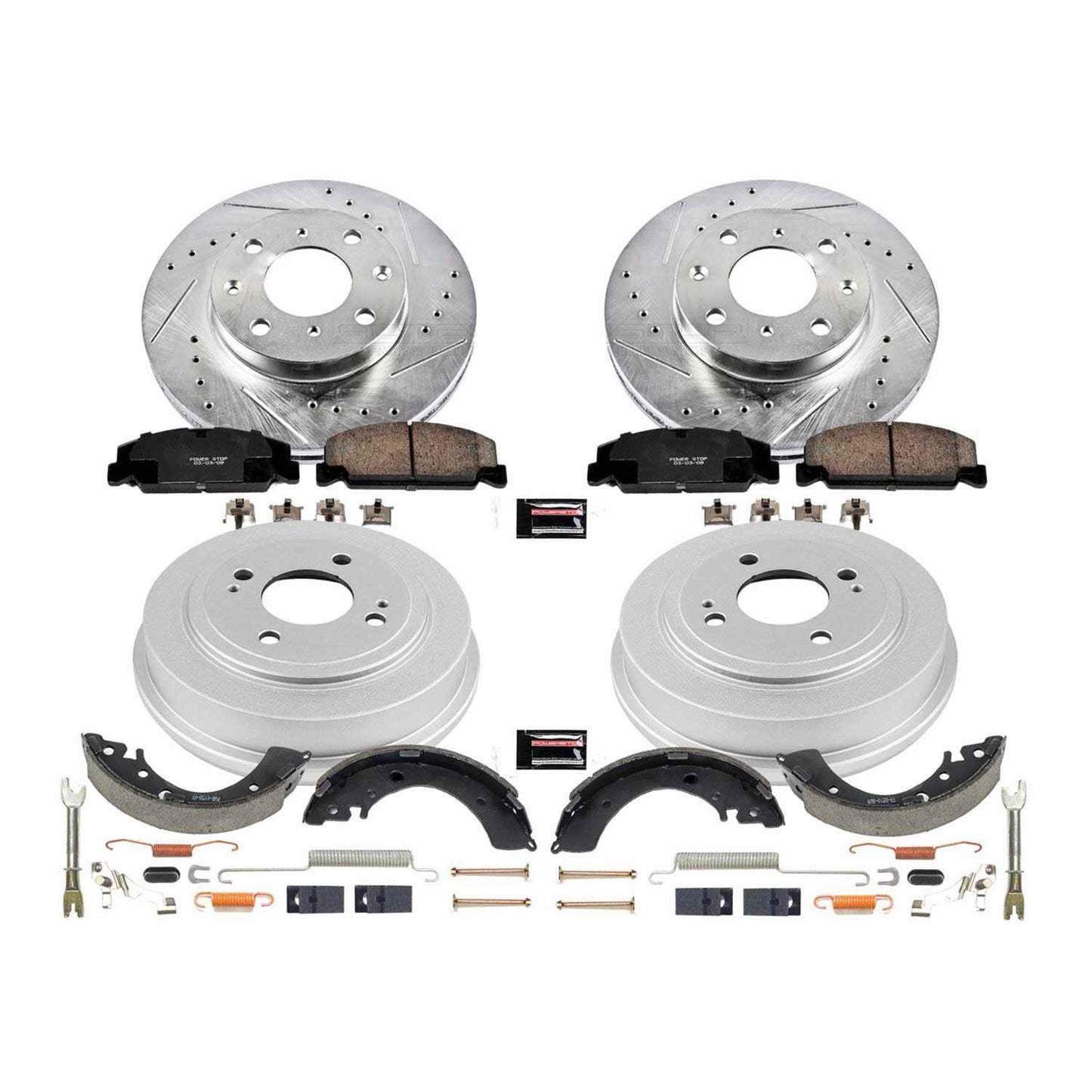 PowerStop Power Stop 96-00 Honda Civic Front & Rear Z23 Evolution Sport Brake Kit K15085DK