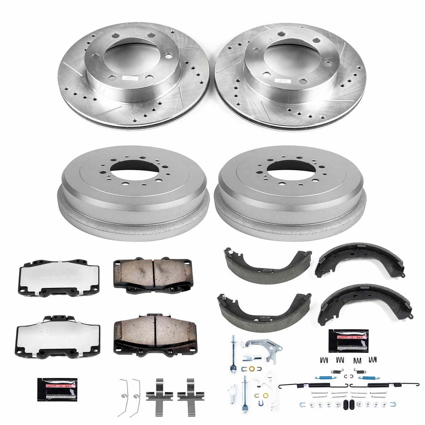 PowerStop Power Stop 95-02 Toyota Tacoma Front & Rear Z36 Truck & Tow Brake Kit K15097DK-36