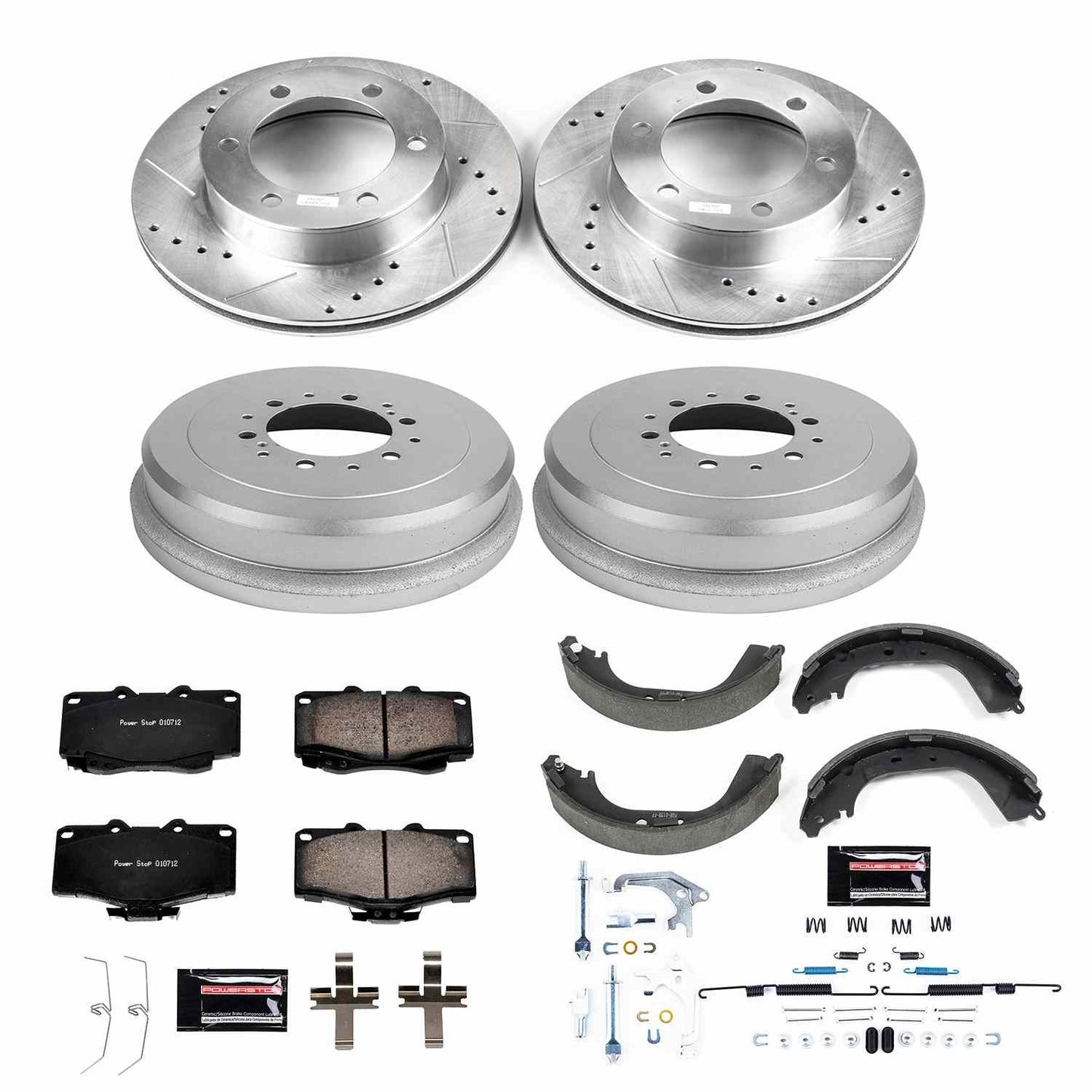 PowerStop Power Stop 95-02 Toyota Tacoma Front & Rear Z23 Evolution Sport Brake Kit K15097DK