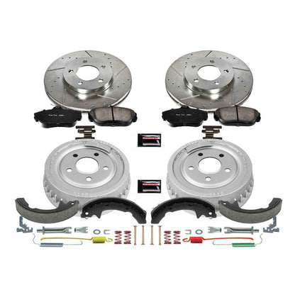 PowerStop Power Stop 94-00 Ford Taurus Front & Rear Z23 Evolution Sport Brake Kit K15101DK