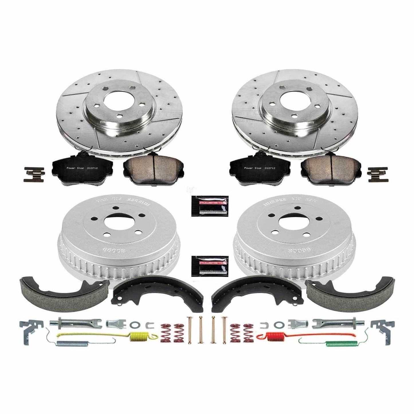 PowerStop Power Stop 01-07 Ford Taurus Front & Rear Z23 Evolution Sport Brake Kit K15102DK