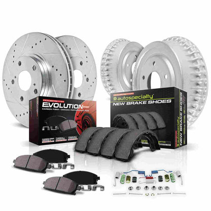 PowerStop Power Stop 01-07 Ford Taurus Front & Rear Z23 Evolution Sport Brake Kit K15102DK
