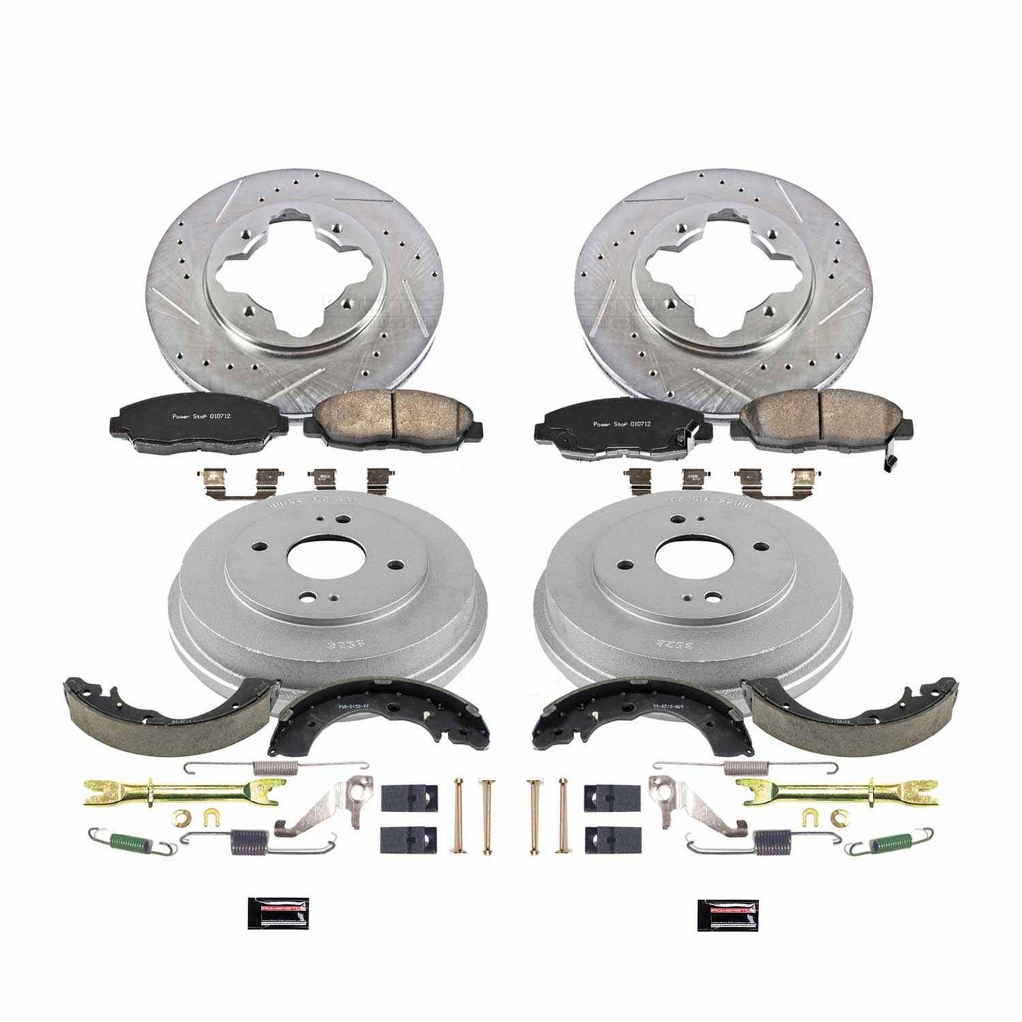PowerStop Power Stop 90-97 Honda Accord Front & Rear Z23 Evolution Sport Brake Kit K15105DK
